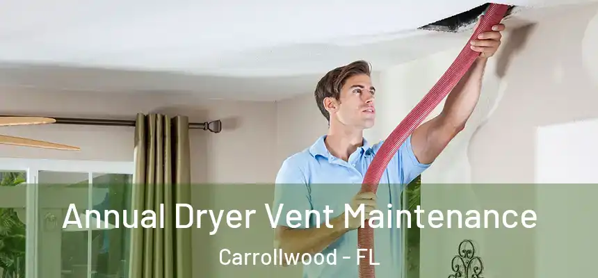  Annual Dryer Vent Maintenance Carrollwood - FL