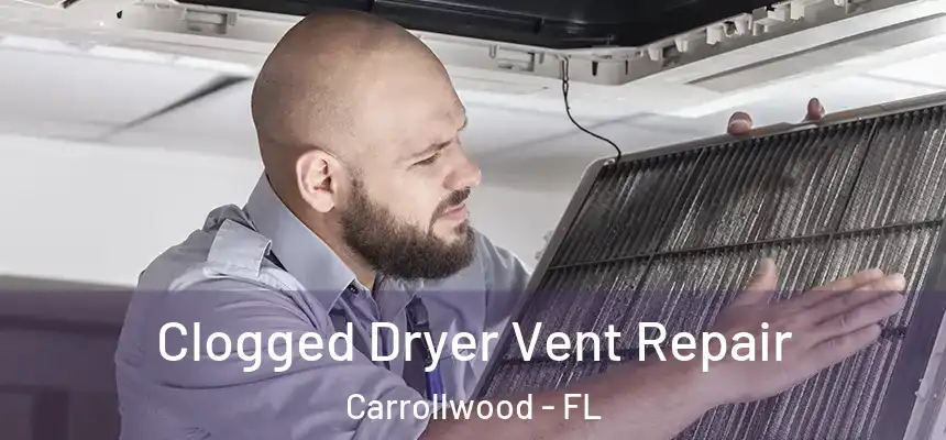  Clogged Dryer Vent Repair Carrollwood - FL