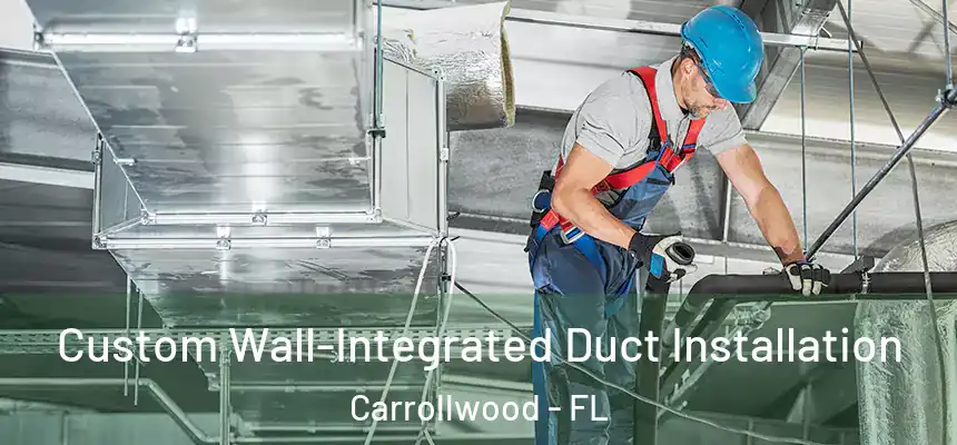  Custom Wall-Integrated Duct Installation Carrollwood - FL