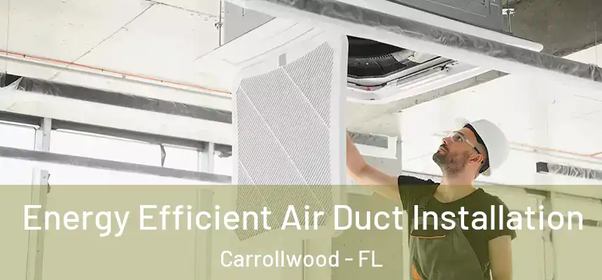  Energy Efficient Air Duct Installation Carrollwood - FL