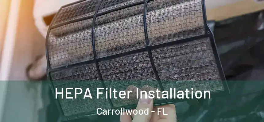 HEPA Filter Installation Carrollwood - FL