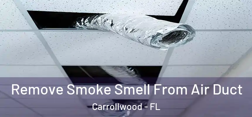  Remove Smoke Smell From Air Duct Carrollwood - FL